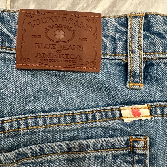 Lucky Brand blue jean mini Skirt size 14 - Picture 5 of 7
